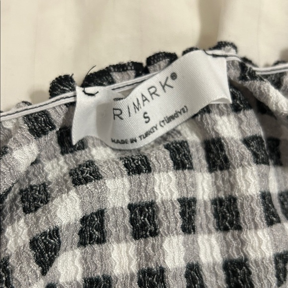 Primark Checkered Ruffle Blouse - Picture 2 of 2